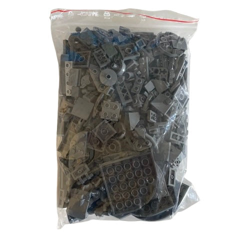 LEGO i lösvikt | 200 gram | Mörkgrå mix