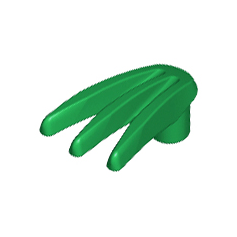 Green Minifigure, Weapon Bladed Claw, Spread