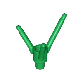 Green Plant Flower Stem with Bar Holder, Bar, and 3 Stems