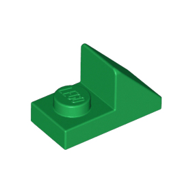 Green Slope 45 2 x 1 with 2/3 Cutout