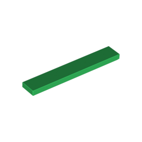 Green Tile 1 x 6