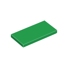 Green Tile 2 x 4