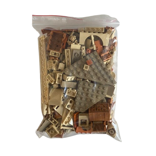 LEGO i lösvikt | 200 gram | Beige mix