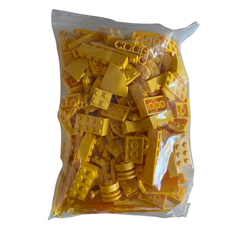 LEGO i lösvikt | 200 gram | Gul mix