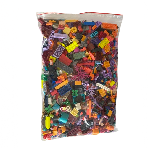 LEGO i lösvikt | 1 kg | Blandade färger