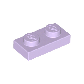 Lavender Plate 1 x 2