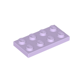 Lavender Plate 2 x 4