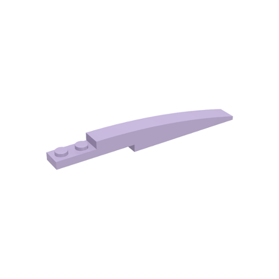 Lavender Slope, Curved 10 x 1