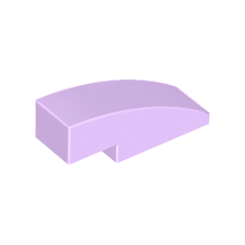 Lavender Slope, Curved 3 x 1