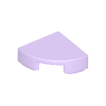 Lavender Tile, Round 1 x 1 Quarter