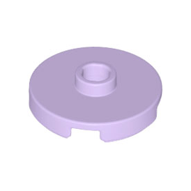 Lavender Tile, Round 2 x 2 with Open Stud