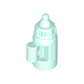 Light Aqua Minifigure, Utensil Baby Bottle with Handle