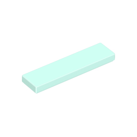 Light Aqua Tile 1 x 4