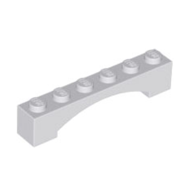 Light Bluish Gray Arch 1 x 6 Raised Arch