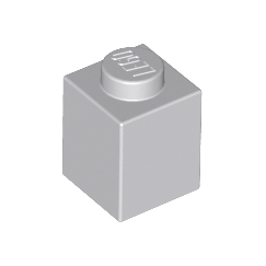Light Bluish Gray Brick 1 x 1