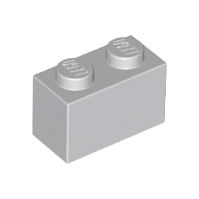 Light Bluish Gray Brick 1 x 2