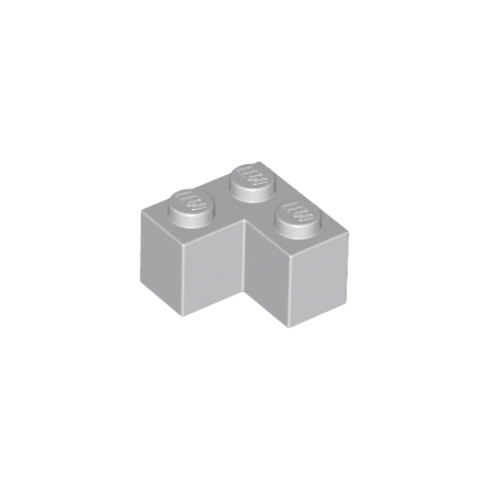 Light Bluish Gray Brick 2 x 2 Corner