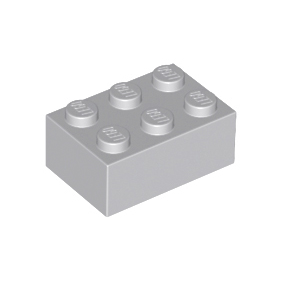 Light Bluish Gray Brick 2 x 3