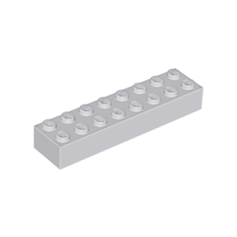 Light Bluish Gray Brick 2 x 8