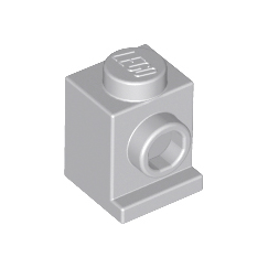 Light Bluish Gray Brick, Modified 1 x 1 with Headlight