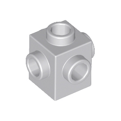 Light Bluish Gray Brick, Modified 1 x 1 with Studs on 4 Sides