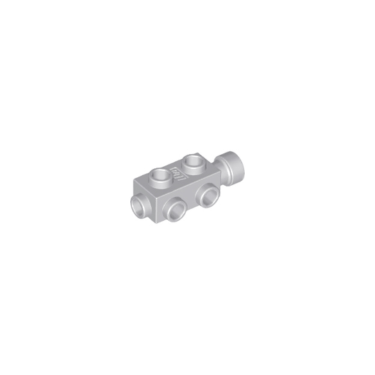 Light Bluish Gray Brick, Modified 1 x 2 x 2/3 with Studs on Sides and Extended Stud Receptacle