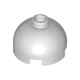 Light Bluish Gray Brick, Round 2 x 2 Dome Top
