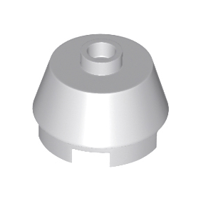Light Bluish Gray Cone 2 x 2 Truncated