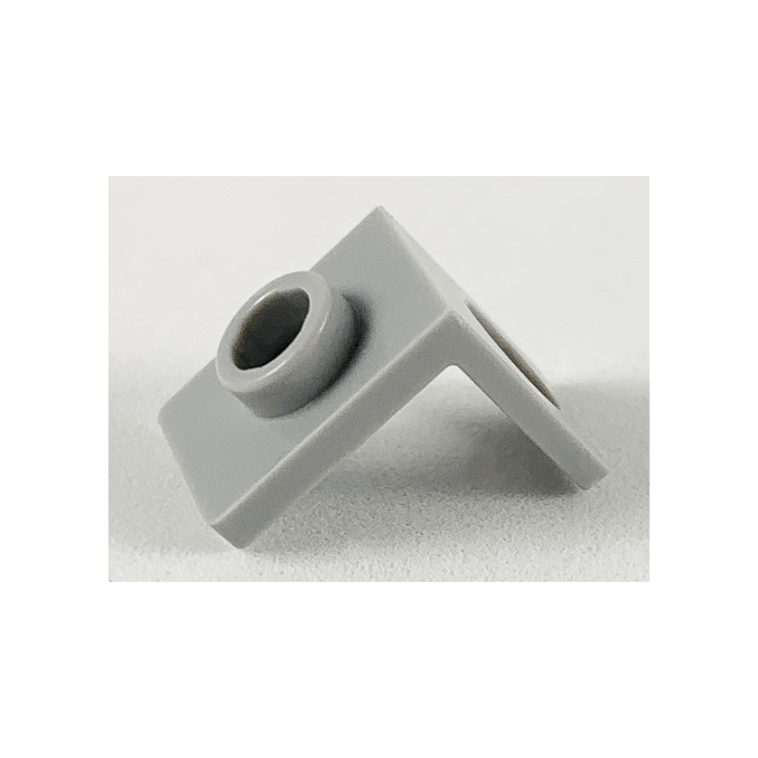 Light Bluish Gray Minifigure Neck Bracket with Back Stud - Thick Back Wall