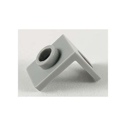 Light Bluish Gray Minifigure Neck Bracket with Back Stud - Thick Back Wall
