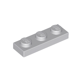 Light Bluish Gray Plate 1 x 3