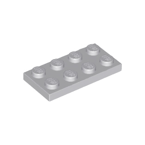 Light Bluish Gray Plate 2 x 4