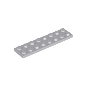 Light Bluish Gray Plate 2 x 8