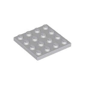 Light Bluish Gray Plate 4 x 4