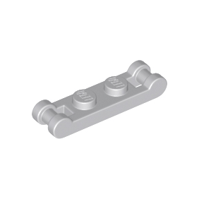 Light Bluish Gray Plate, Modified 1 x 2 with Bar Handles on Ends
