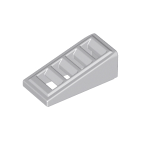 Light Bluish Gray Slope 18 2 x 1 x 2/3 with Grille