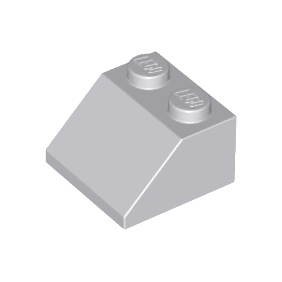 Light Bluish Gray Slope 45 2 x 2