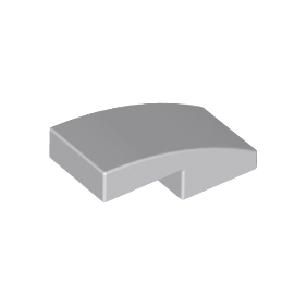 Light Bluish Gray Slope, Curved 2 x 1 x 2/3