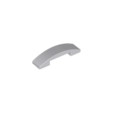 Light Bluish Gray Slope, Curved 4 x 1 x 2/3 Double