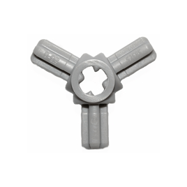 Light Bluish Gray Technic, Axle Connector Hub with 3 Axles