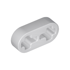 Light Bluish Gray Technic, Liftarm Thin 1 x 2 - Axle Holes