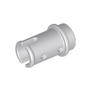 Light Bluish Gray Technic, Pin 1/2 without Friction Ridges
