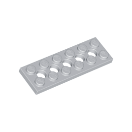Light Bluish Gray Technic, Plate 2 x 6 with 5 Holes