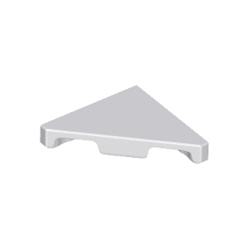 Light Bluish Gray Tile, Modified 2 x 2 Triangular