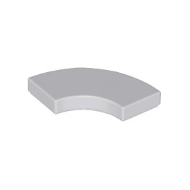 Light Bluish Gray Tile, Round Corner 2 x 2 Macaroni
