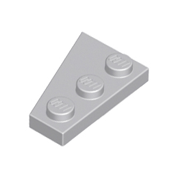 Light Bluish Gray Wedge, Plate 3 x 2 Right