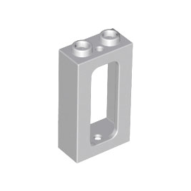 Light Bluish Gray Window 1 x 2 x 3 Train