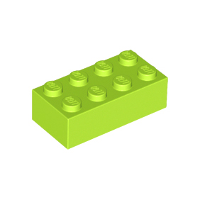 Lime Brick 2 x 4