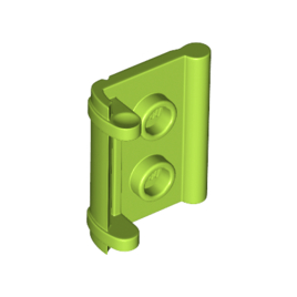Lime Minifigure, Utensil Book Binding with 2 Studs