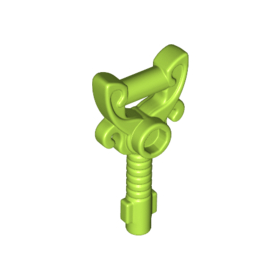 Lime Minifigure, Utensil Key, Ornamented with 1 Stud